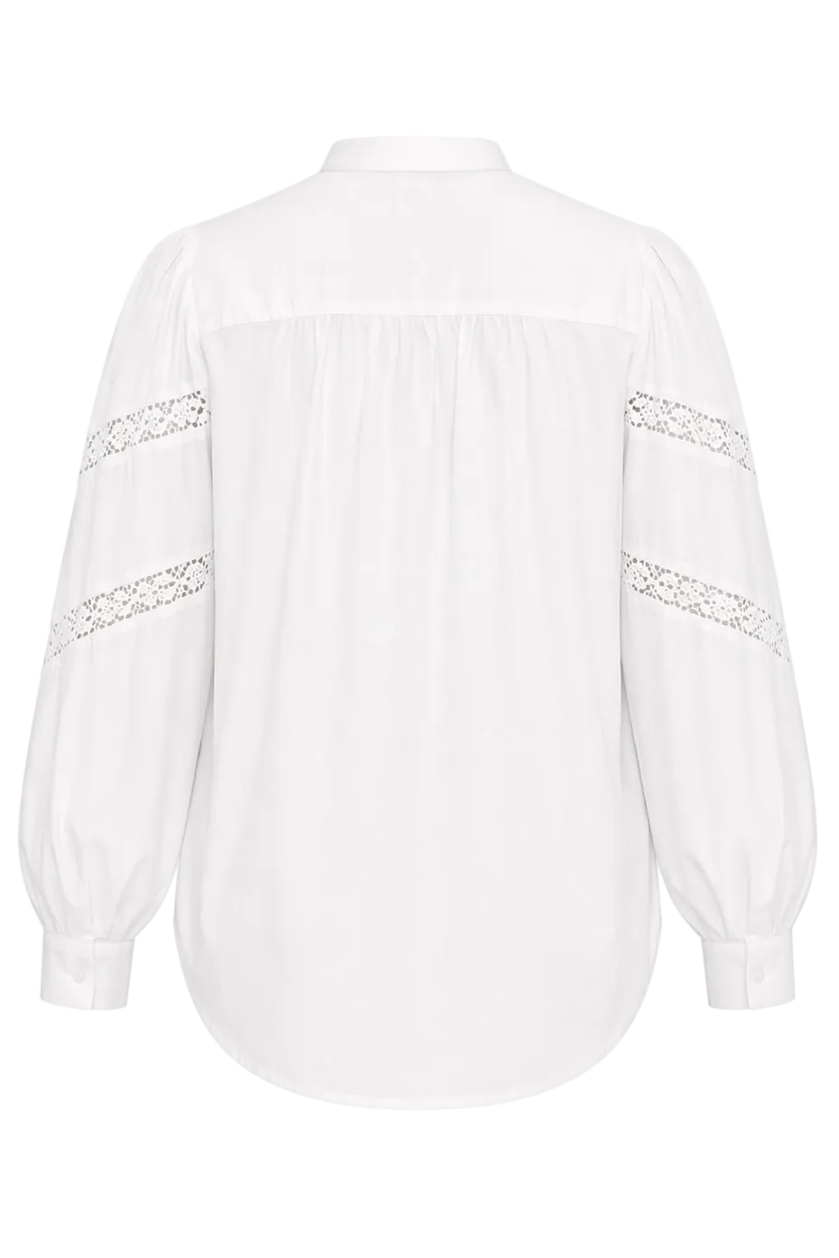 Lace Accent Button Down