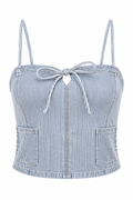 Denim Crop Top