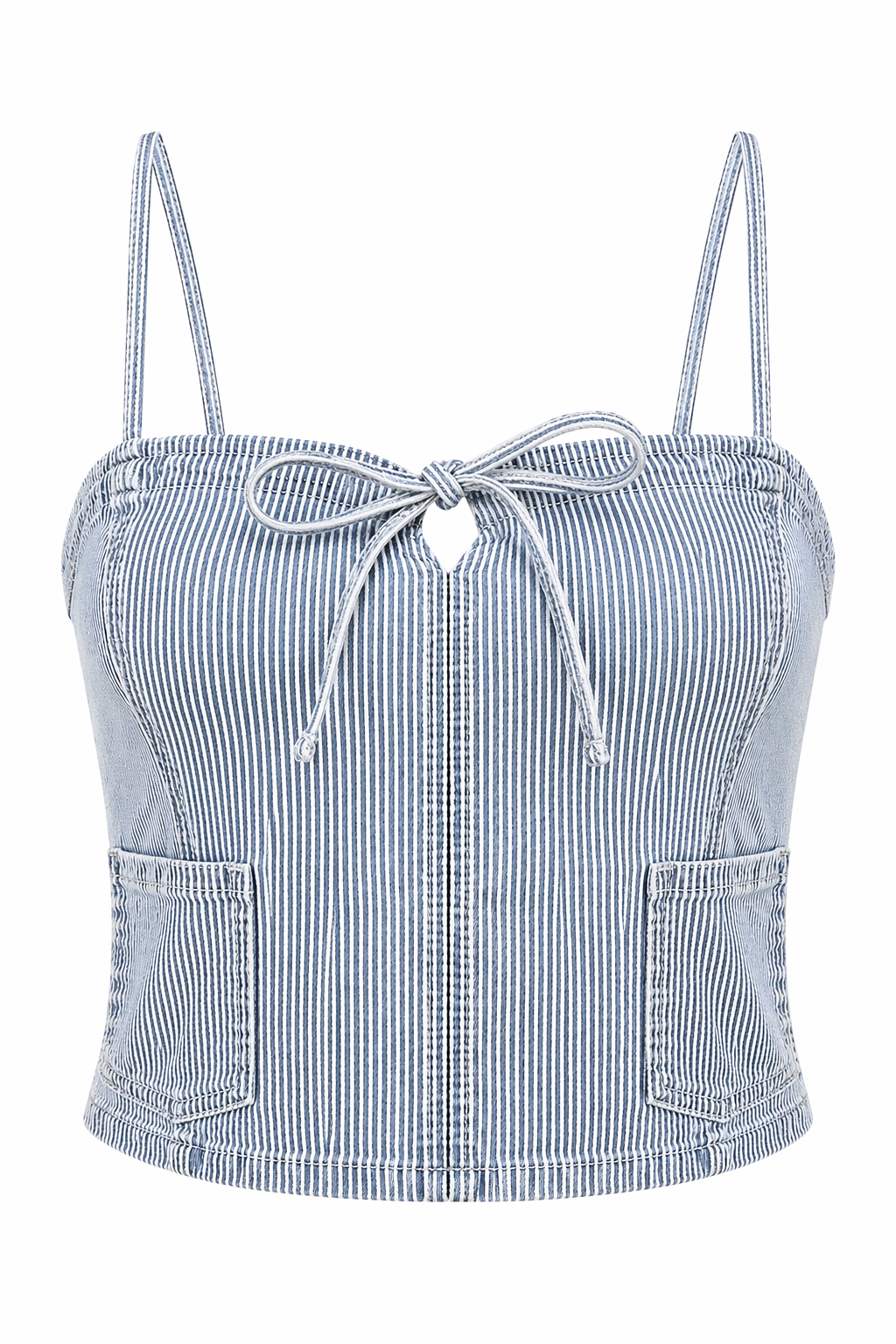 Denim Crop Top
