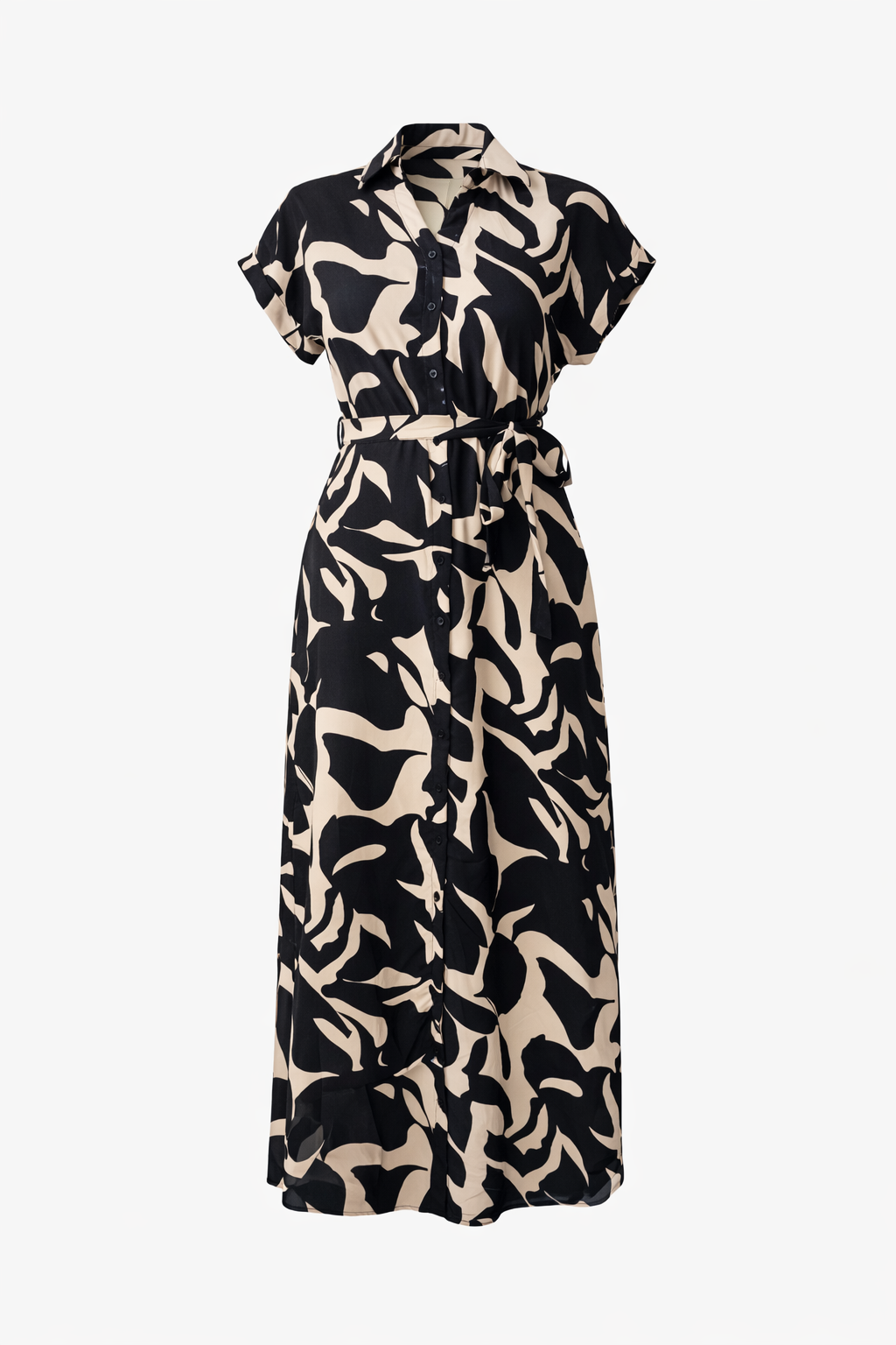 Belted Midi Dress