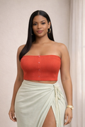 Button Up Tube Top