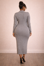 Ribbed Knit Bodycon Dress