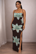 Floral Mesh Maxi
