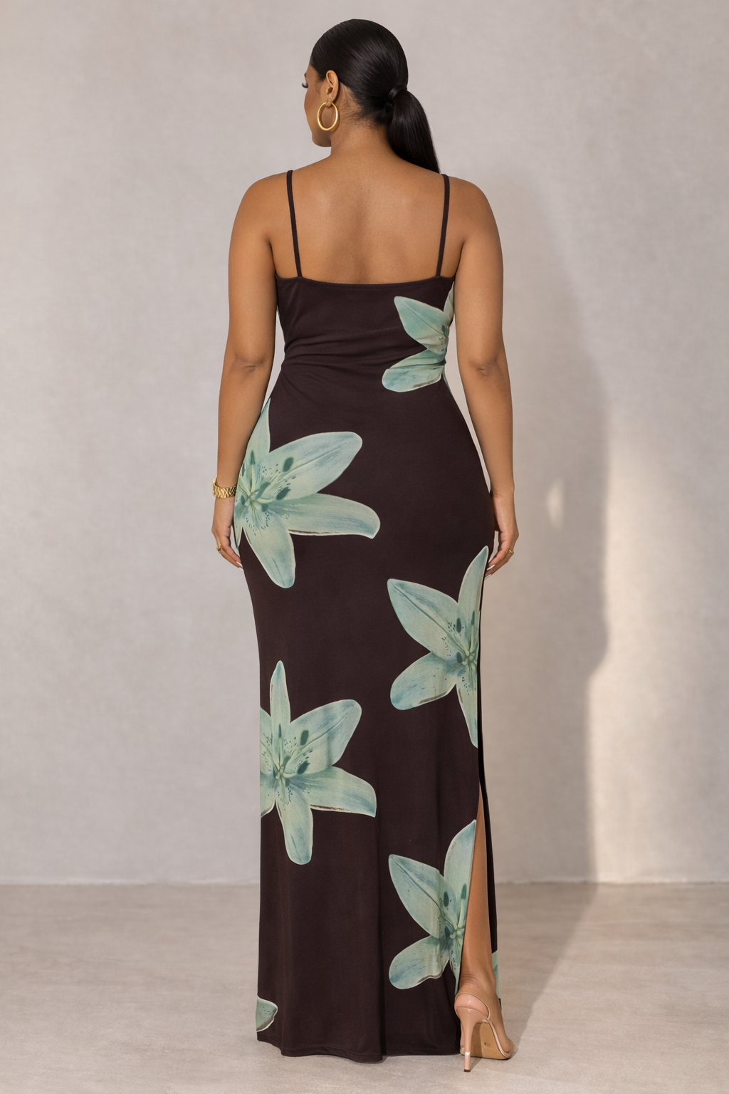 Floral Mesh Maxi