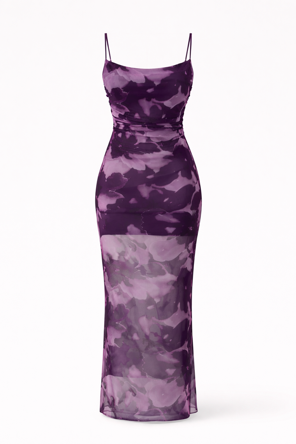 Floral Mesh Maxi