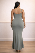 Spaghetti Strap Bodycon Maxi