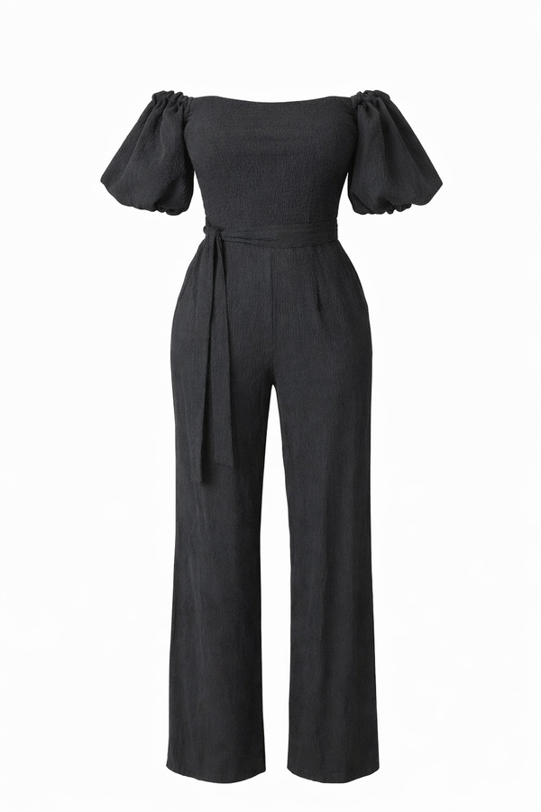 Puff Sleeve Jumpsuit