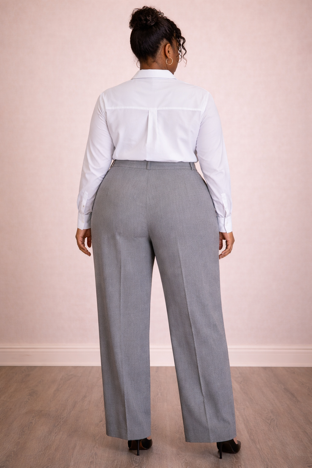 Tailored Wide Leg Pants