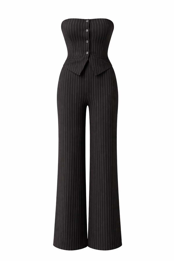 Button Down Jumpsuit