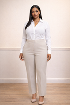 Tailored Straight Cut Pants