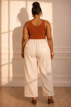 Linen Drawstring Pants