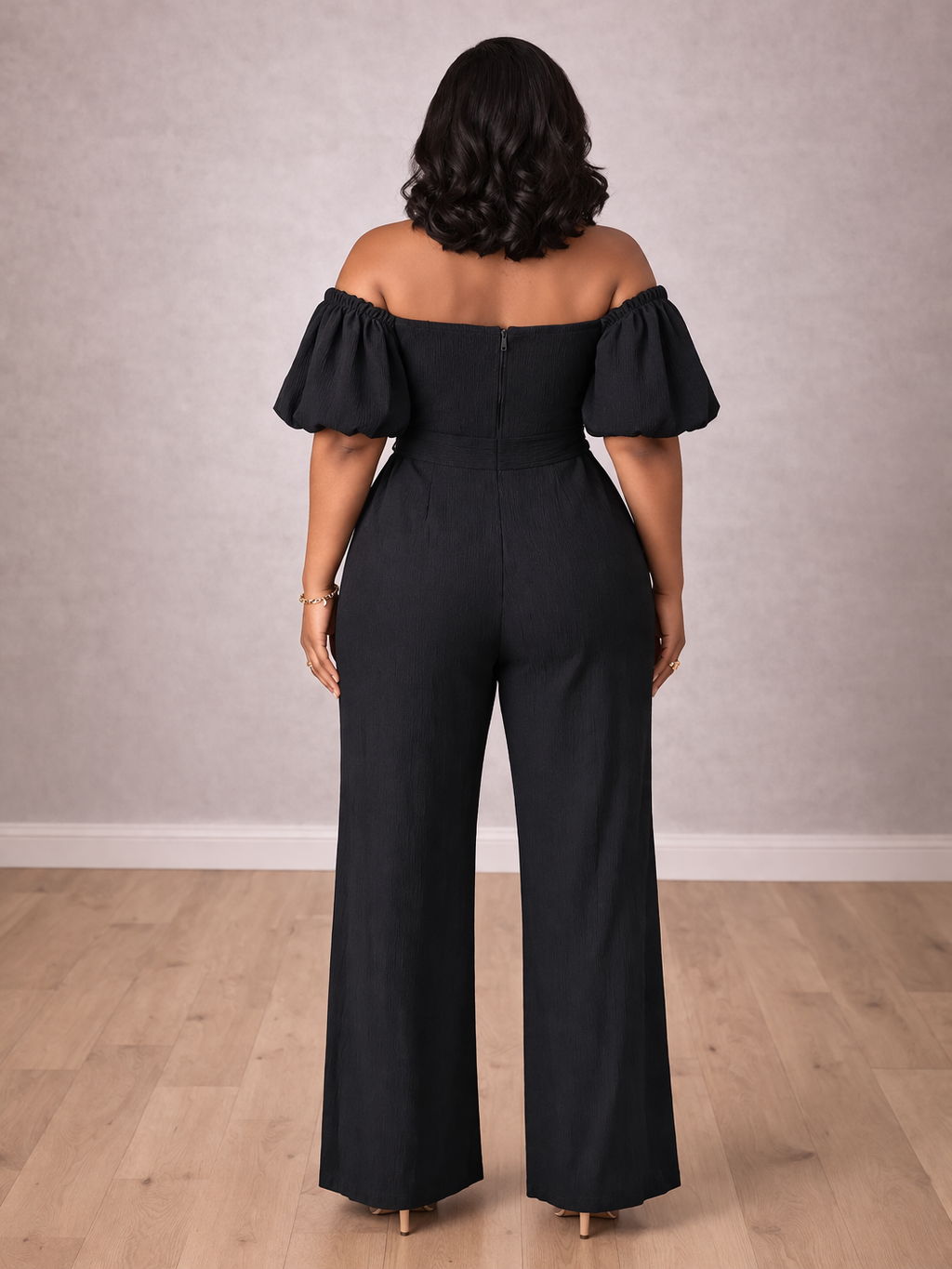 Puff Sleeve Jumpsuit