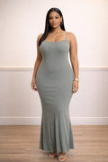 Spaghetti Strap Bodycon Maxi