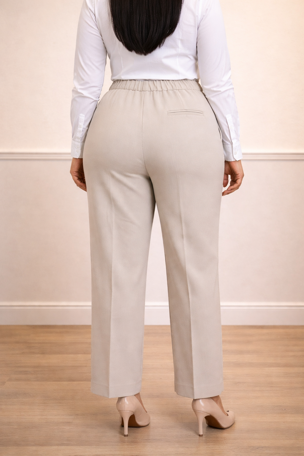 Tailored Straight Cut Pants